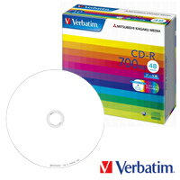 y񂹁z Verbatim f[^p CD-R 700MB 48{ 10 Chv^u**