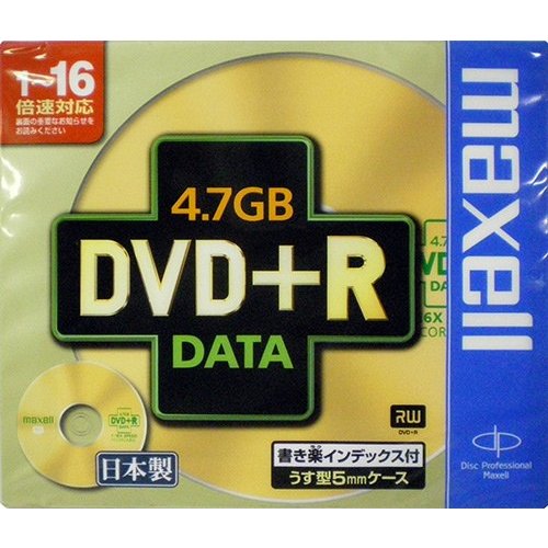 MAXELL DVD+R メディア データ用 D+R47D.1P