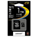 HIDISC 超高速microSDXCカード 1TB CLASS10 UHS-I Speed class3, A2対応 メモリーカード HDMCSDX1TA2V30