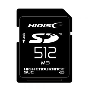 HIDISC SDHCカード SLC採用高耐久SDメモリーカード 512MB KIOXIAチップ採用 HDSD512MSLPJP3