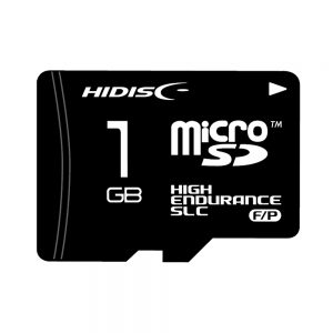 HIDISC SLC採用高耐久 microSDHCカード 1GB KIOXIAチップ採用 メモリーカード HDMCSD1GSLPJP3