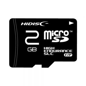 HIDISC SLC採用高耐久 microSDカード 2GB KIOXIAチップ採用 メモリーカード HDMCSD2GSLPJP3