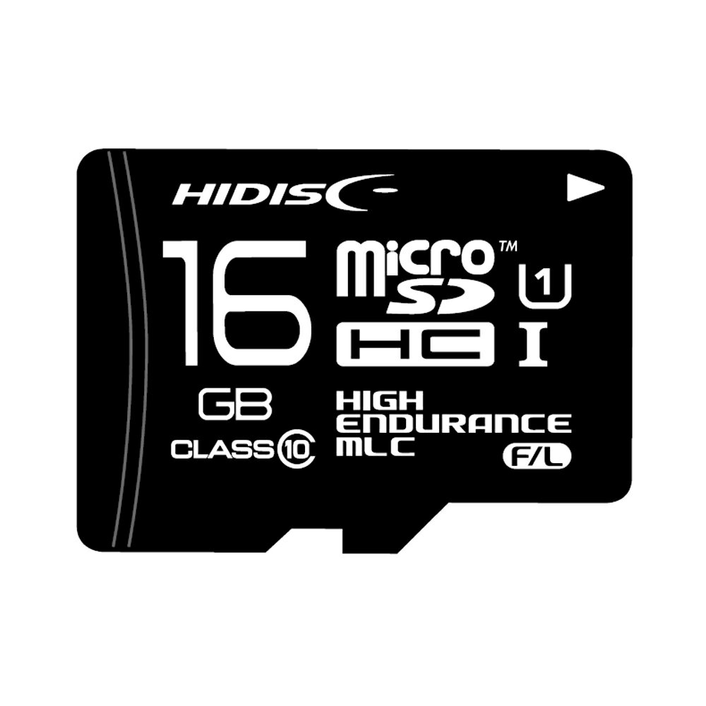 HIDISC MLC採用高耐久microSDHCカード 16GB Hynix, Samsungチップ採用 メモリーカード HDMCSDHC16GMLLJP3