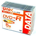 SPARK DVD-R データ用 5枚 インクジェットプリンター対応**