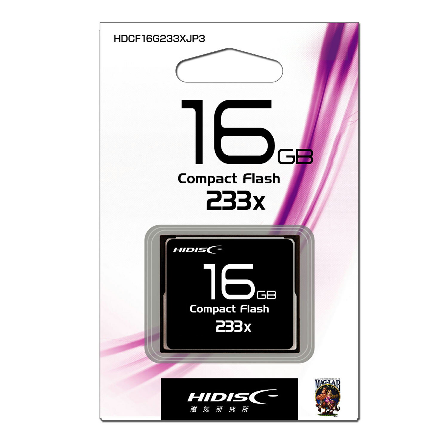 HIDISC CFカード 16GB 233x Read35MB/s