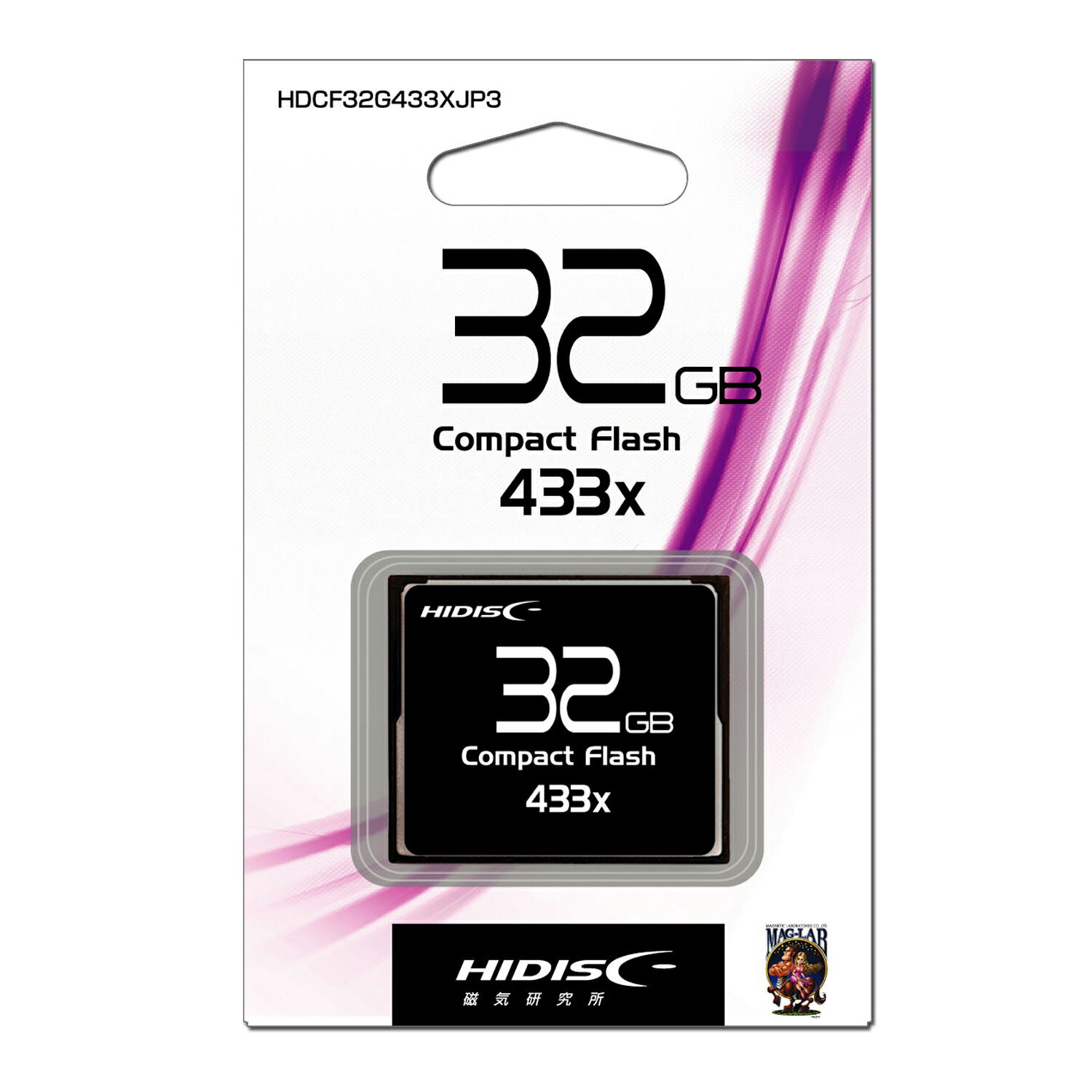 HIDISC CFカード 32GB 433x Read65MB/s