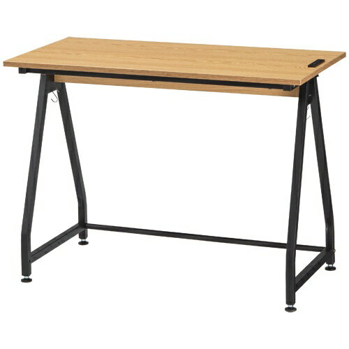 ＊受発注＊ フレックスデスク コンセント付き 幅1000×奥行500×高さ725mm ナチュラル 1台