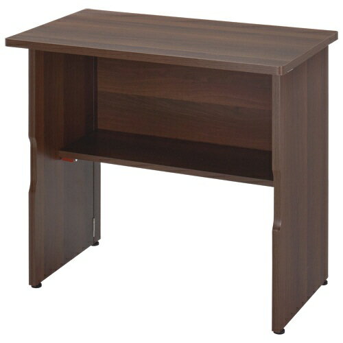 ＊受発注＊ YAMAZEN 木製折りたたみテーブル 幅800×奥行460×高さ705mm ウォルナット MOT-8045WL 1台