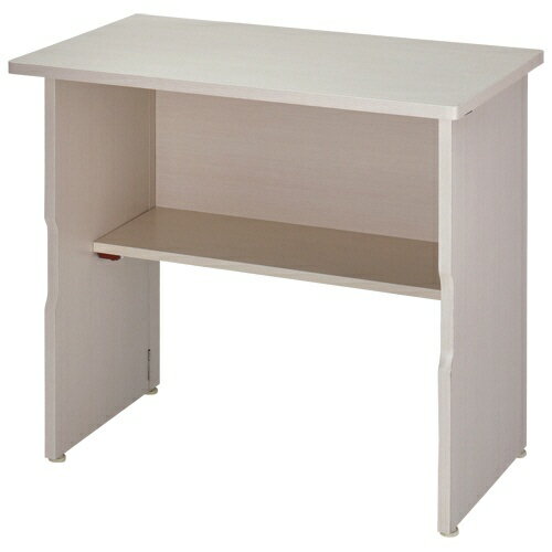 ＊受発注＊ YAMAZEN 木製折りたたみテーブル 幅800×奥行460×高さ705mm ホワイトウォッシュ MOT-8045WW 1台