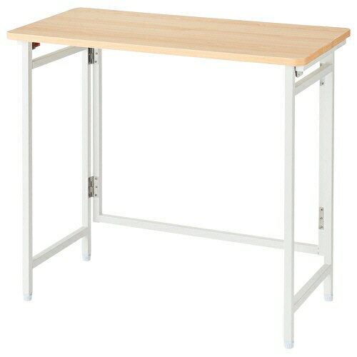 ＊受発注＊ YAMAZEN パタパタデスク 幅800×奥行400×高さ700mm ウッドナチュラル RPST-8040H(WN/WH2) 1台