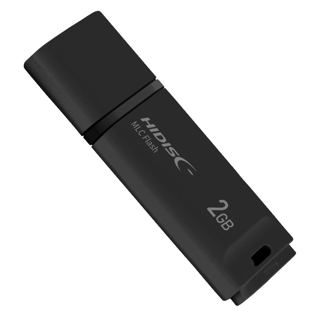 HIDISC USBメモリ USB2.0 フラッシュドライブ(MLC搭載) 黒 キャップ式 HDUF137CML