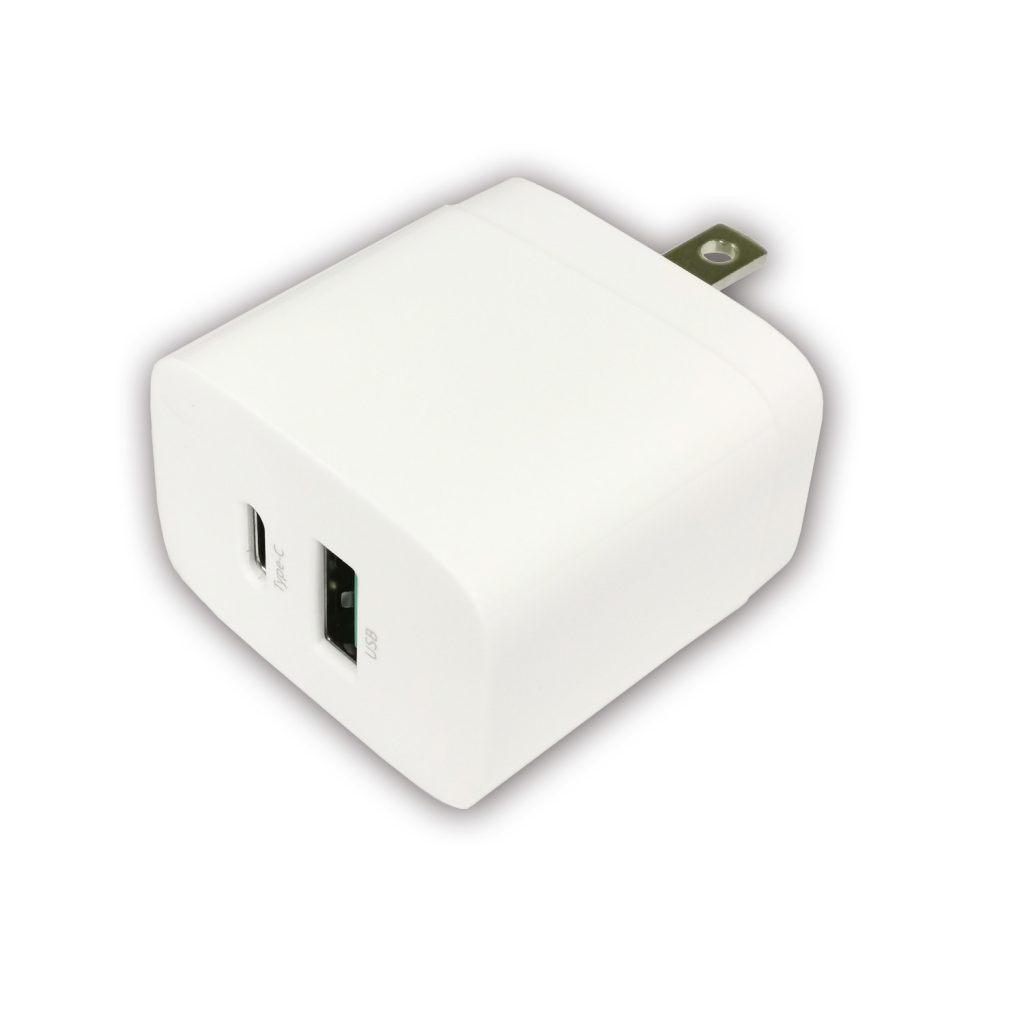 եӥå USB PDQCб Type-C+USB-A 20W ACŴ ץ PDUS2P20WH [ʸԲ]