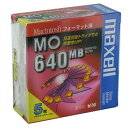 【生産終了品 在庫限り】マクセル 3.5インチ MOディスク 640MB 5枚パック Machintoshフォーマット済み MA-M640 MAC B5P