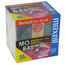 3.5インチ MOディスク 640MB 10枚パック Machintoshフォーマット済み MA-M640 MAC B10P