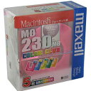 3.5インチ MOディスク 230MB 5枚 Machintoshフォーマット済み MA-M230CC MAC 5P