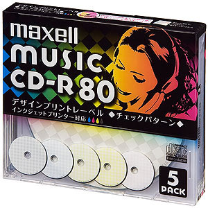 マクセル maxell 音楽用 CD－R 80分 5枚