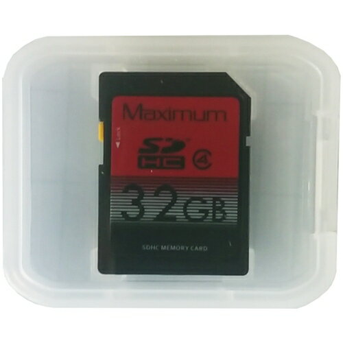 【バルク品】Maximum SDHCカード class4 32GB プラケース付 【メール便OK】