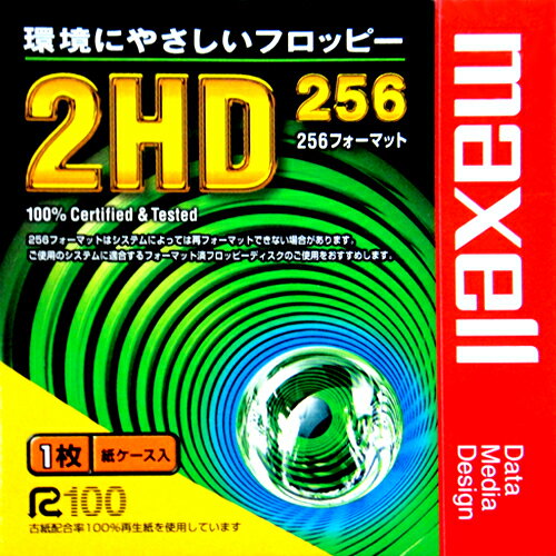  Maxell 3.5インチ 2HD フロッピーディスク 256フォーマット 1枚 MFHD256.C1K