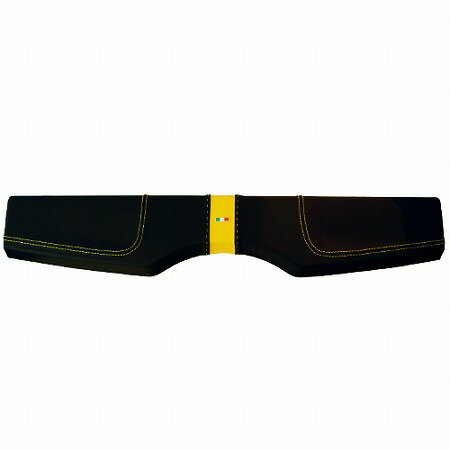 FIAT/ABARTH レザートノカバー(ブラック×イエロー)