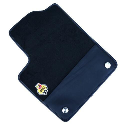 ABARTH 純正TRIBUTO FERRARI フロアマット 左ハンドル (ブラック) パーツ インテリア アバルト トリビュートフェラーリ