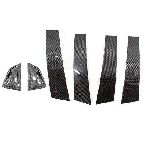 KOSHI AlfaRomeo Giulietta ドライカーボンドアピラーカバーセット パーツ エクステリア アルファロメオ ジュリエッタ 外装