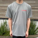 FLATOUT Racing Div. 4.1オンス ドライアスレチック Tシャツ(グレー×レッドプリント) 男女兼用 フラットアウト