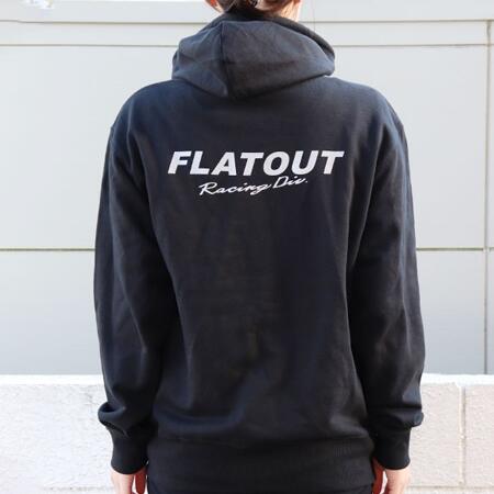 FLATOUT Racing Div. 10.0オンス スウェット フルジップ パーカー 【裏パイル】(ブ...