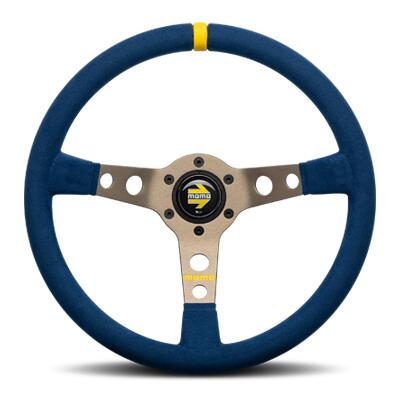 Rakuten - MOMO ステアリング MOD.07 マイクロファイバー ブルー モモ ステアリングホイール パーツ 内装 インテリア