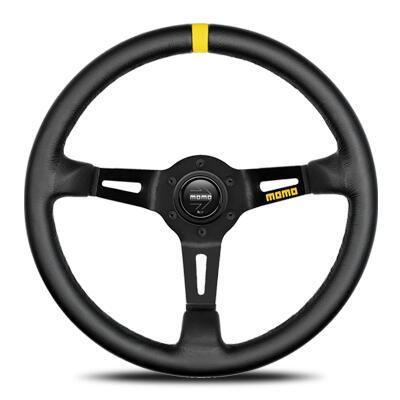 Rakuten - MOMO ステアリング MOD.08 330mm レザー/ブラックスポーク モモ ステアリングホイール パーツ 内装 インテリア