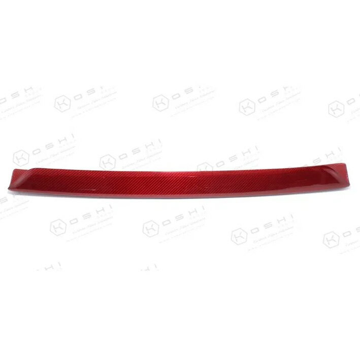 KOSHI ABARTH 595(シリーズ4) カーボンフロントリップ(レッド) パーツ エクステリア