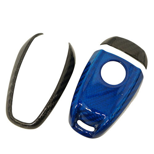KOSHI Alfa Romeo GIULIA/STELVIO カーボンキーカバー(ブルー) アルファロメオ ジュリア ステルヴィオ アクセサリー ARGL-06BC