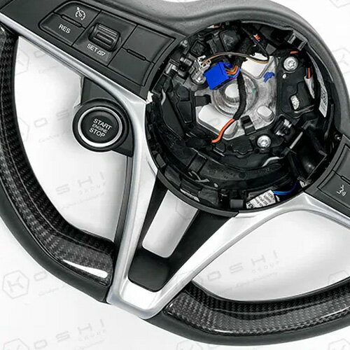 KOSHI Alfa Romeo GIULIA カーボン ステアリング下部カバー アルファロメオ ジュリア パーツ インテリア ARGL-44