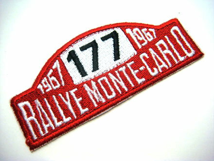 Rakuten - RALLYE　MONTE-CARLOワッペン/レッド×ホワイト