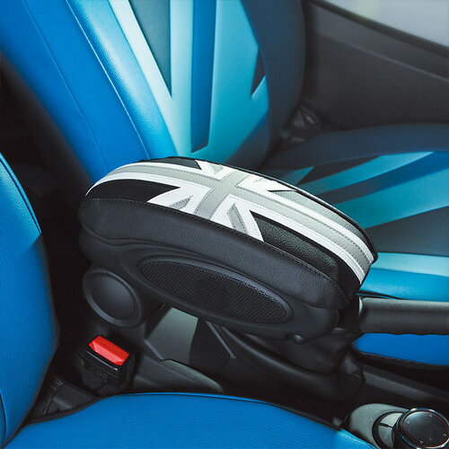 BMW MINI（ミニ） F56/F55/F57/F60 センターアームレストカバー ユニオンジャック モノトーン 【CABANA】 アクセサリー ユニオンジャック イギリスのサムネイル