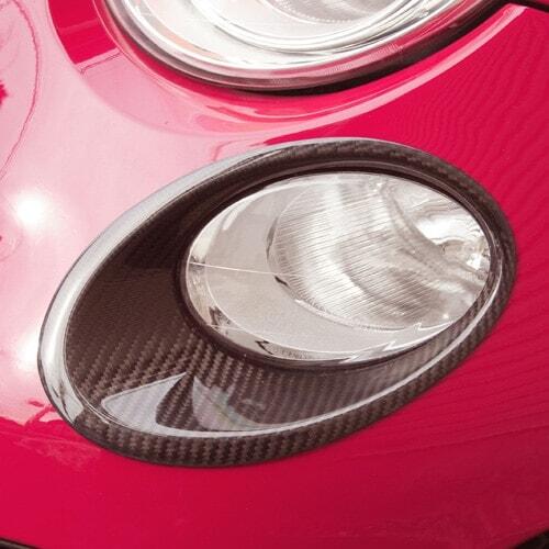 THREEHUNDRED ABARTH500/500C/595/695　カーボンポジションライトカバー アバルト パーツ エクステリア 外装　THAB1006