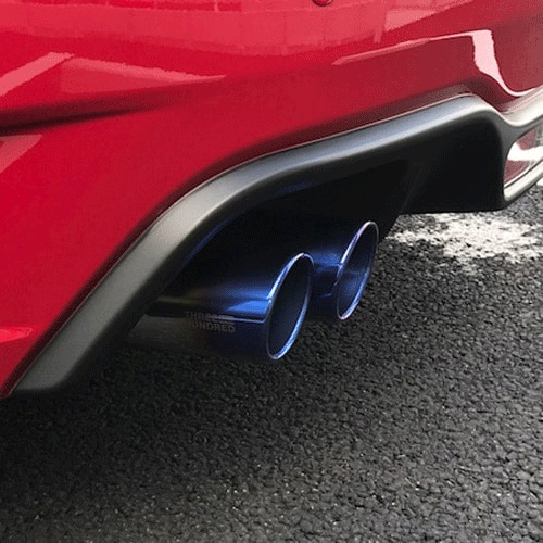 THREEHUNDRED ABARTH 124 Spider マフラーテールフィニッシャー チタンテール パーツ エクステリア 外..