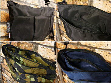 【アメリカ製】 MELO RB11 SMALL OVAL SHAPED BAG (RAVEN/BLACK)  〜メロ スモール オーバル シェイプド バッグ USA/アメリカ製〜