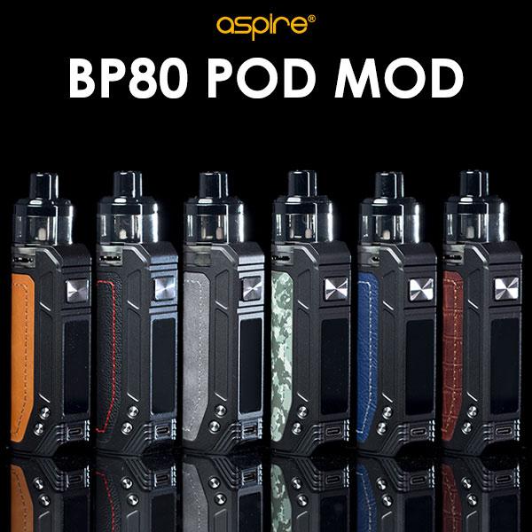 【日本語マニュアル付き 】Aspire アスパイア BP80 POD MOD ビーピー80 ポッド モッド 電子タバコ vape pod型 ポッド RBA 510 テクニカル 初心者 おすすめ