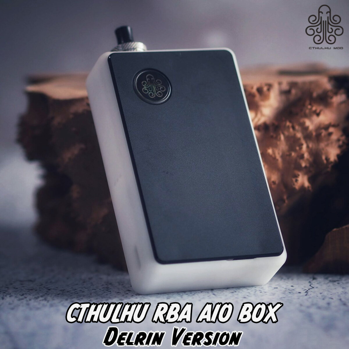 BBߴCthulhu RBA AIO BOX Delrin Version ȥ RBA BOX ǥ ŻҥХ vape RBA RTA ӥ AIO ȥ ӥåȥܥå billetbox BORO ߴ Cthulhu RBA AIO BOX ǥС