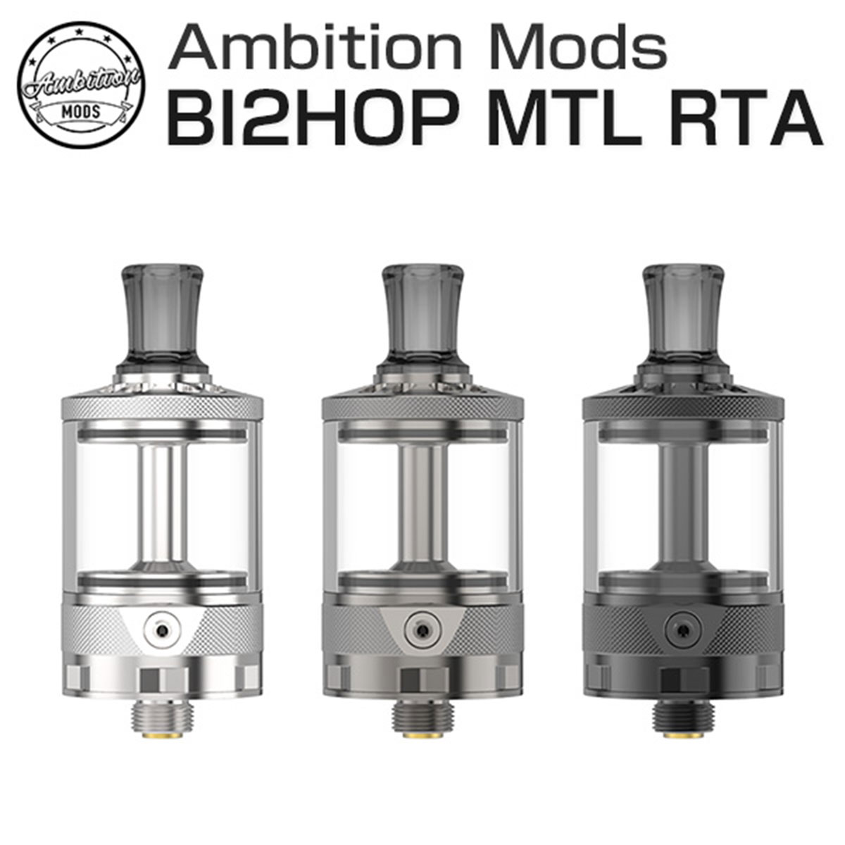 Ambition MODS×gentleman club Bishop MTL RTA 22mm 4.0ml アンビションモッド ビショップ 電子タバコ アトマイザー vape RBA 本体 ベイプ [F-11]