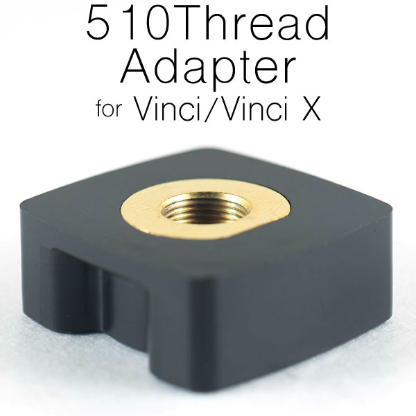 VinciがMODに早変わり♪ 510スレッド 変換アダプター for VooPoo Vinci / Vinci X MOD POD ブープー ヴィンチー エックス 電子タバコ vape pod型 モッド ポッド