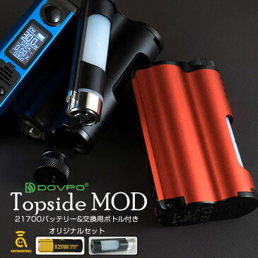 DOVPO Topside 90W Top Fill TC Squonk MOD with AVB 21700バッテリーセット 電子タバコ vape ドブポ トップサイド BF スコンカー テクニカル BOX MOD トップフィル テクスコ
