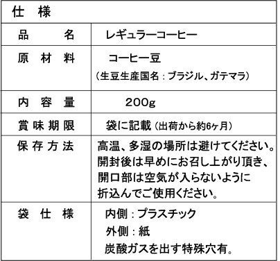 イタリアンブレンド　 200g