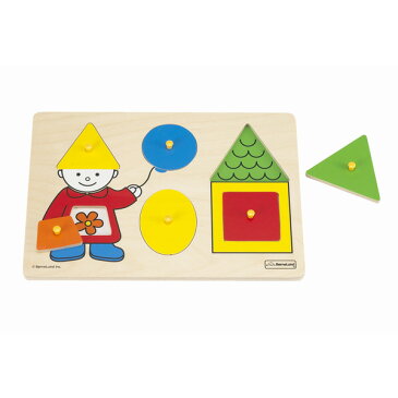 正規品 ボーネルンド [ファースト シェイプパズル] 木製玩具 ボーネルンド パズル 知育玩具 木のおもちゃ パズル 幼児 ピックアップパズル