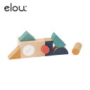 【セール】 エロウ シェイプス 9P 積み木 つみき 木製玩具 木のおもちゃ 知育玩具 1歳 誕生日プレゼント 出産祝い ハーフバースデー elou TYEL8...