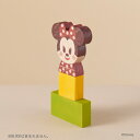 Disney KIDEA キディア ミニーマウス 積み木 つみき 木のおもちゃ 木製玩具 1歳 誕生日プレゼント 3