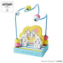 正規品 MOOMIN BABY（ムーミンベビー） [ルーピングトイ ニョロニョロ] 木のおもちゃ 誕生日プレゼント 2歳 ルーピング ビーズのおもちゃ 出産祝い 男の子 女の子