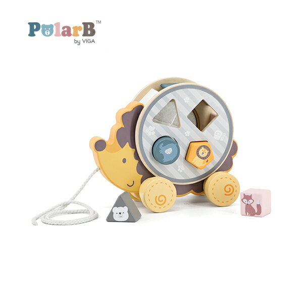 正規品 Polar B（ポーラービー） [ソーティングプルトイ はりねずみ] 知育玩具 2歳 型はめパズル 誕生日プレゼント