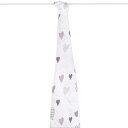 エイデンアンドアネイ heart breaker - hearts classic 1枚入り クラシック おくるみ swaddle スワドル 出産祝い ハーフバースデー プレゼント aden+anais 女の子 男の子 2