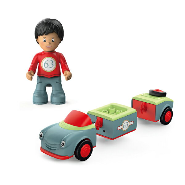 ボーネルンド トディーズ オリー オールディ 3分割で音とライト 車のおもちゃ 知育玩具 1歳 誕生日プレゼント ハーフバースデー 出産祝い 車 おもちゃ 磁石 おもちゃ 男の子 女の子 オリー・オールディ Toddys TO0106